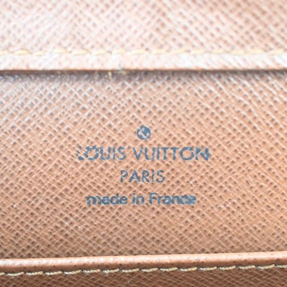 LOUIS VUITTON Orsay Clutch Hand Bag Monogram Leather Brown France - Picture 6 of 16